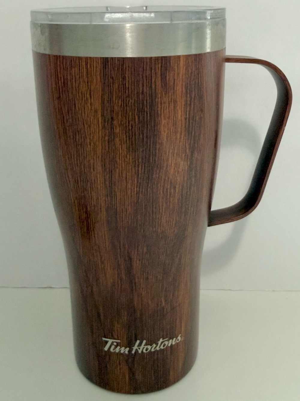 20oz Tim Hortons Stainless Steel Travel Mug - Wood